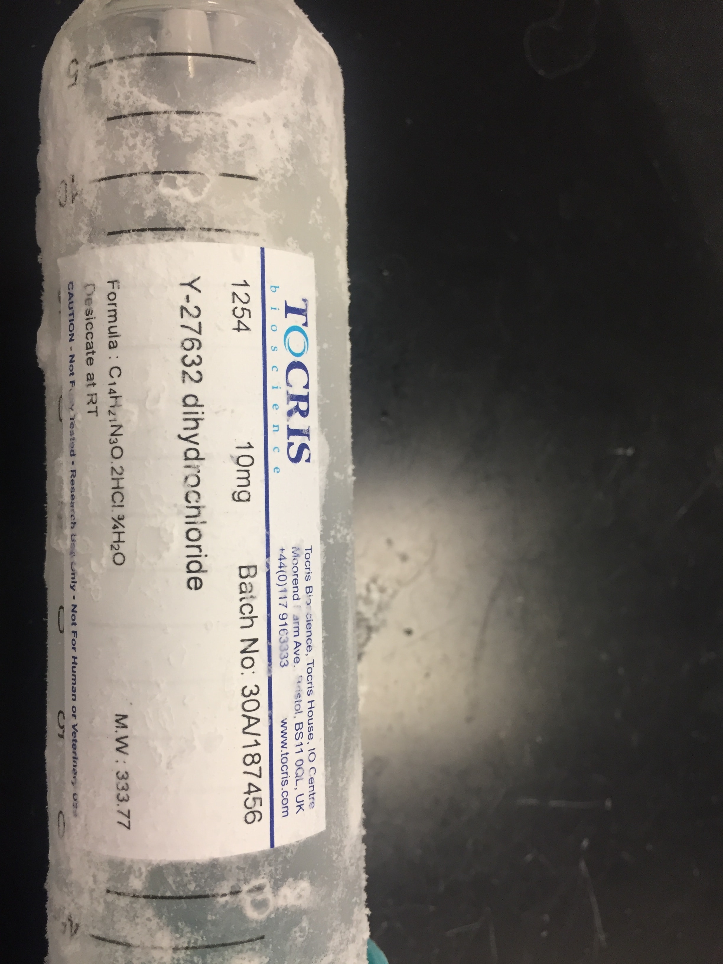 Y-27632 dihydrochloride 1254