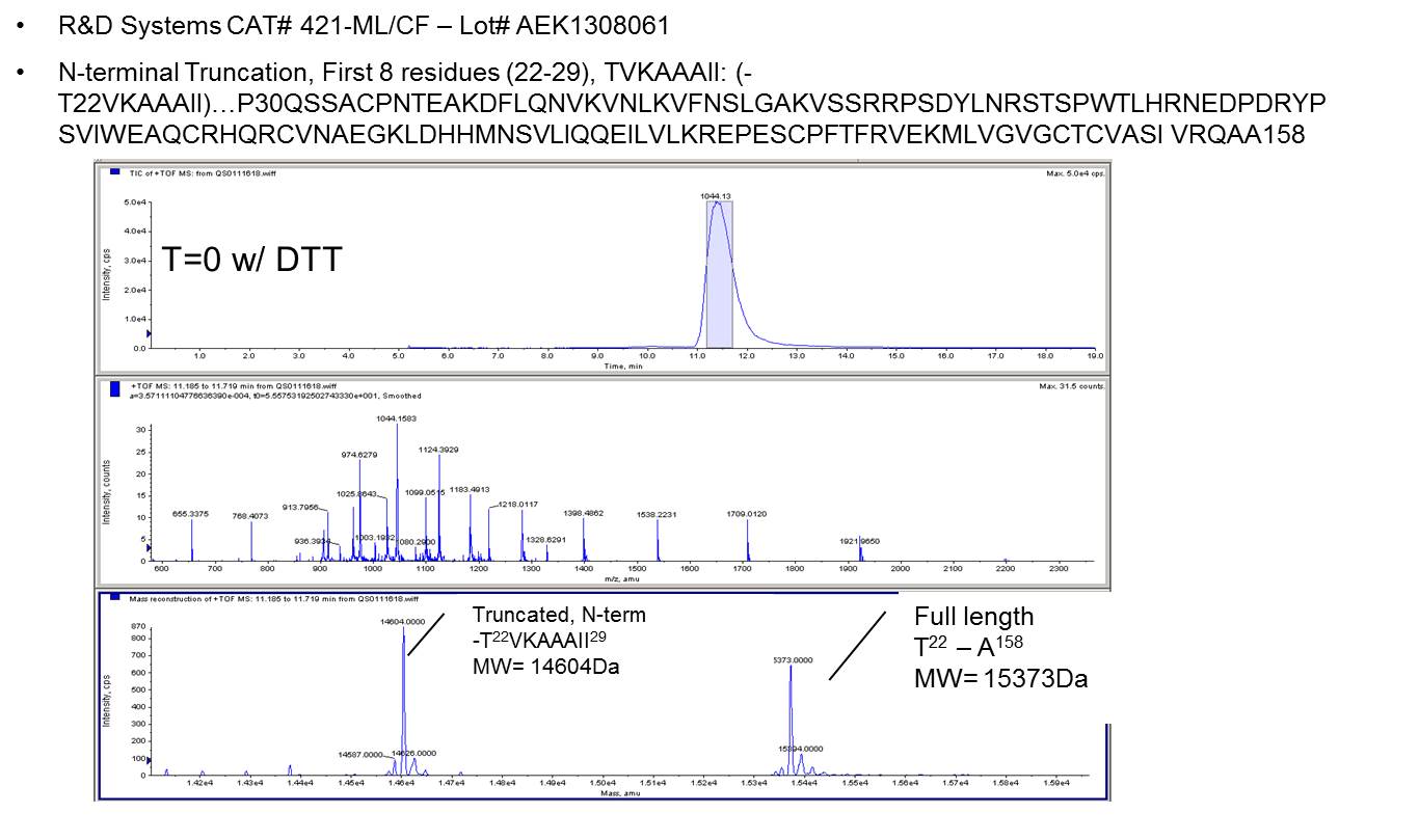 Recombinant Mouse IL-17A Protein 421-ML