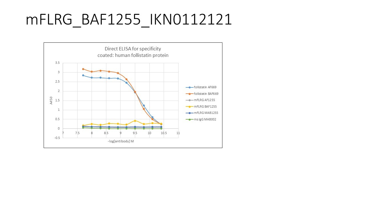 Mouse Follistatin‑related Gene Protein/FLRG Biotinylated Antibody BAF1255