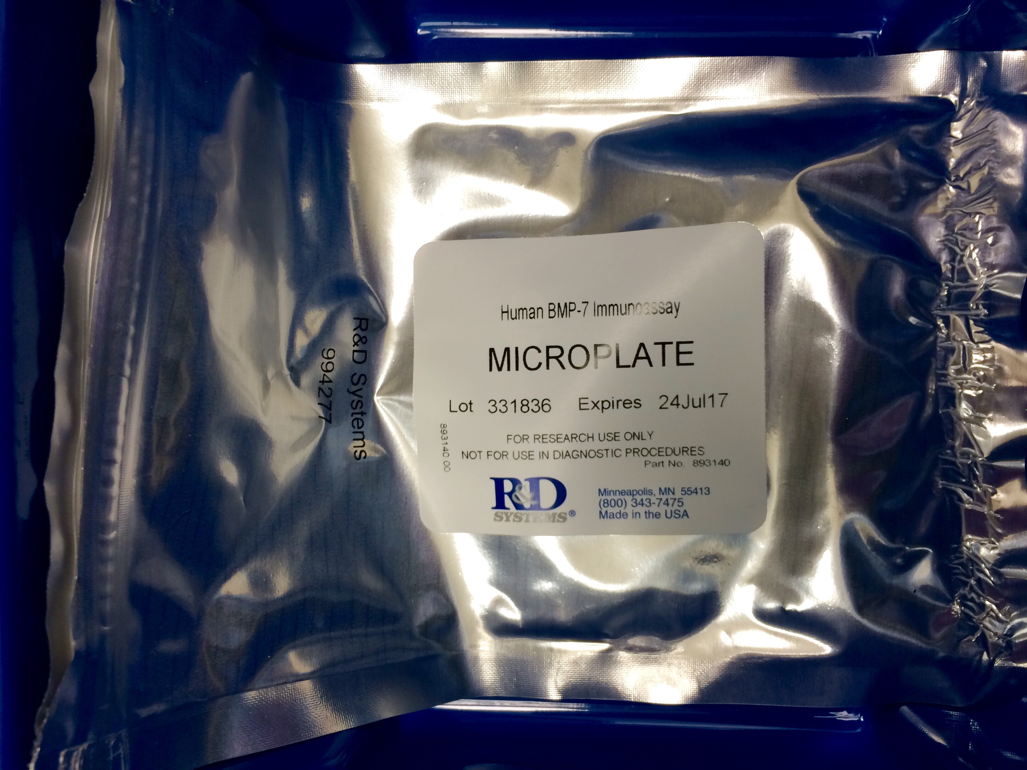 Human BMP-7 Quantikine ELISA Kit DBP700