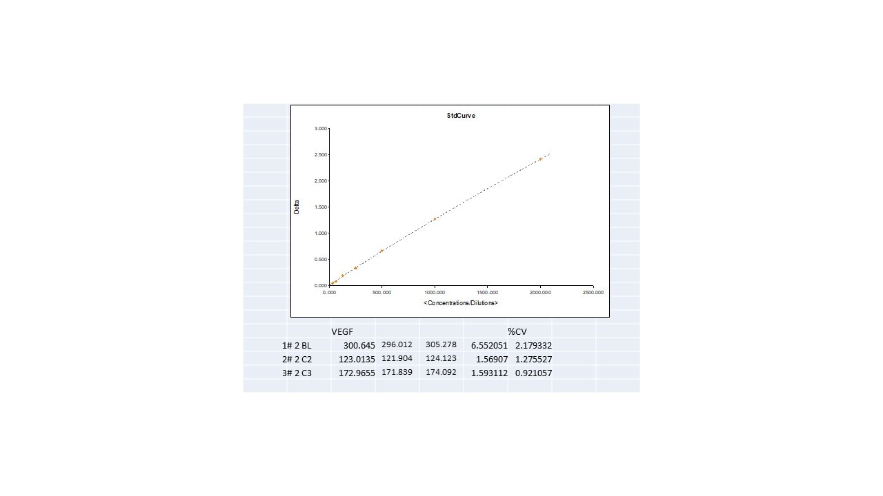 Human VEGF Quantikine ELISA Kit DVE00
