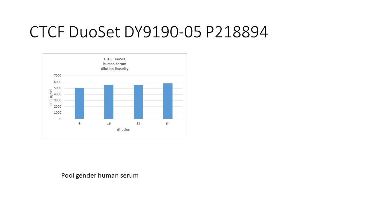 Human CTGF/CCN2 DuoSet ELISA DY9190-05