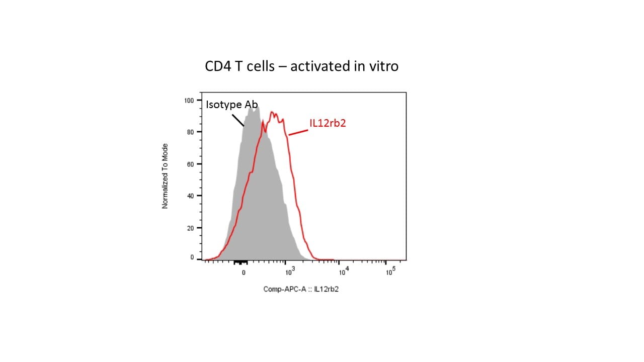 Human/Mouse IL‑12 R beta 2 APC‑conjugated Antibody FAB1959A