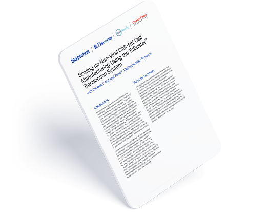 Scaling up Non-Viral CAR-NK Cell Manufacturing Using the TcBuster™ Transposon System  Thumb