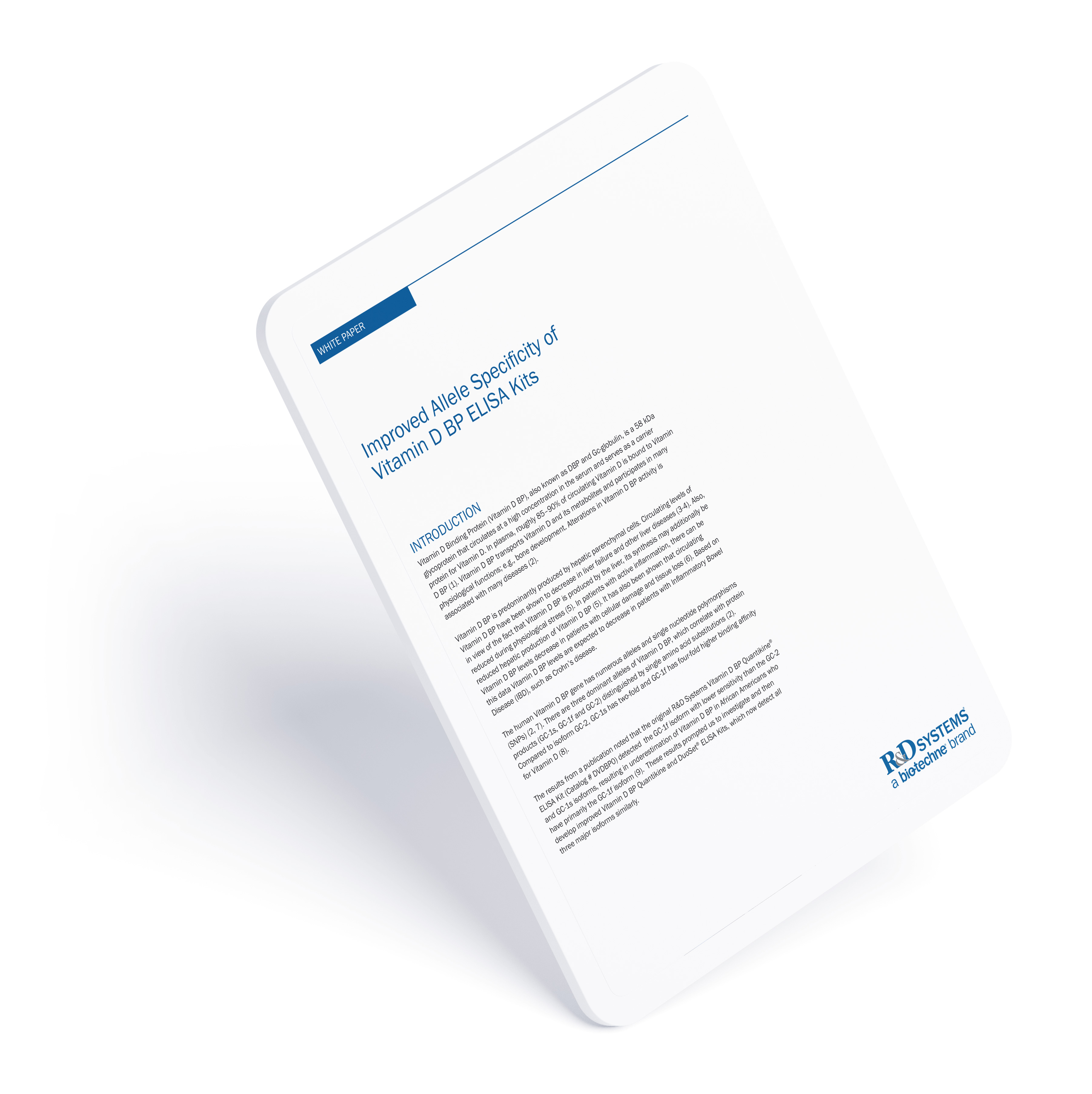 Improved Sensitivity of Vitamin D BP ELISA Kits Whitepaper